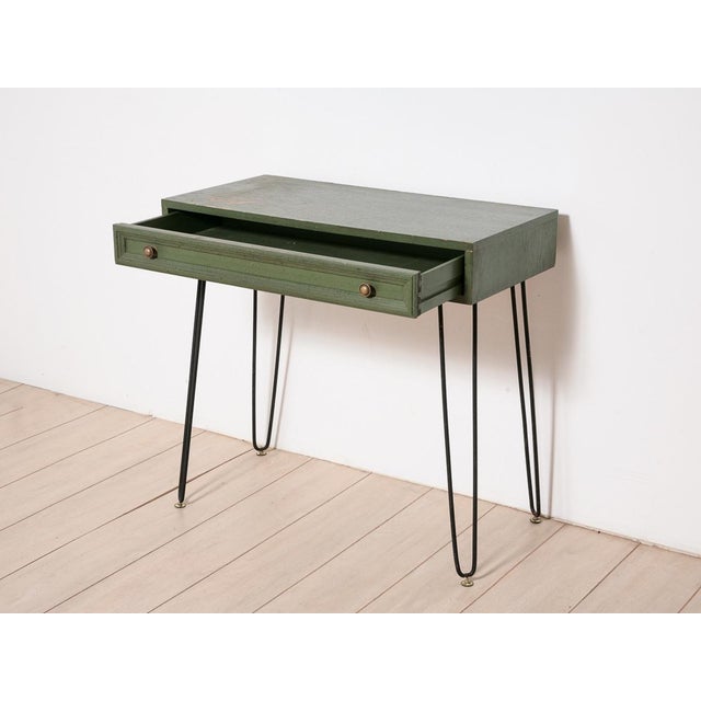 Hairpin Leg Mid Century Console Table Chairish