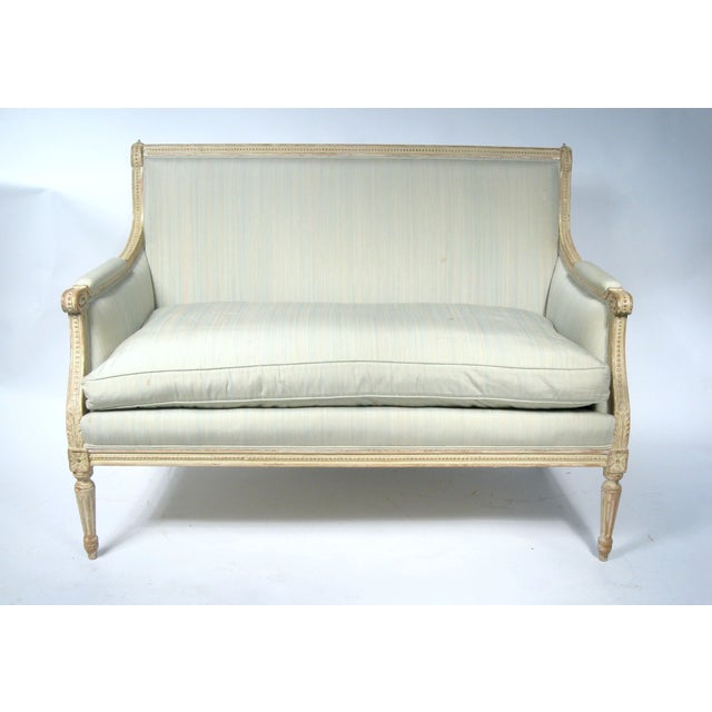 Settee in French Louis XVI Style Chairish
