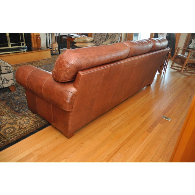 Stickley Cibola Internationale Santa Fe Style Leather Sofa Chairish