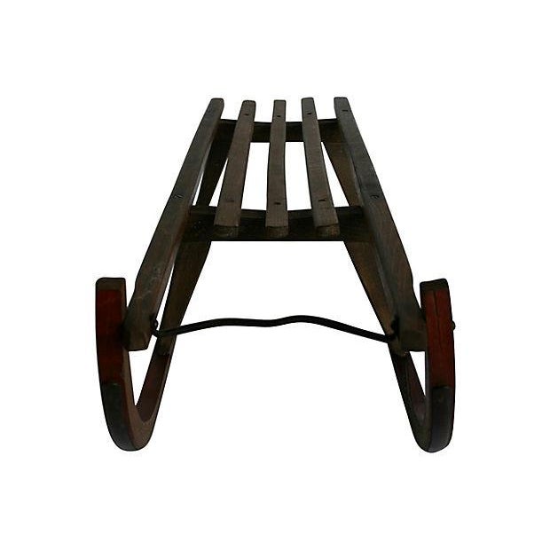 Antique 1900s Davos-Style Sled | Chairish