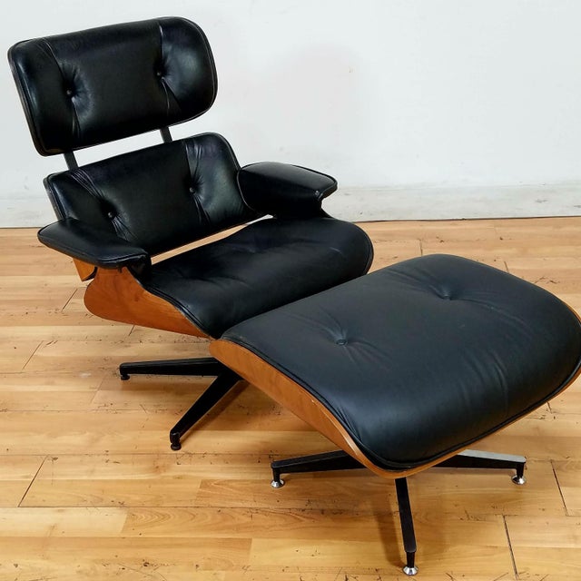 Plycraft Eames Style Lounge Chair With Ottoman Chairish