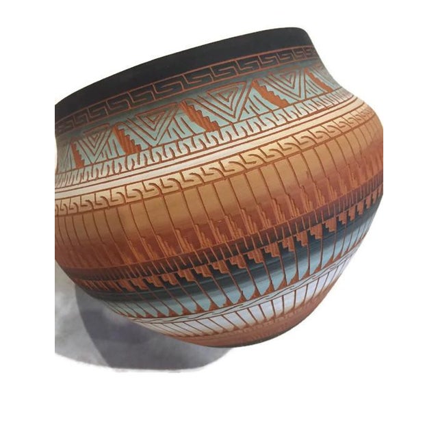 Vintage Navajo Native American Pottery Bowl | Chairish