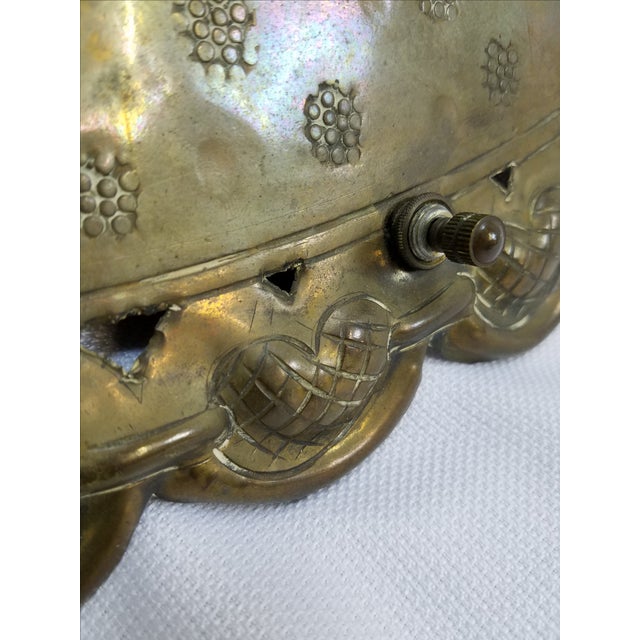 Middle Eastern Ornate Brass Wall Sconce Chairish