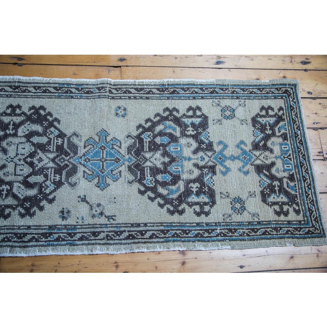 Distressed Black Oushak Rug Runner 2'3" x 11'2" Chairish