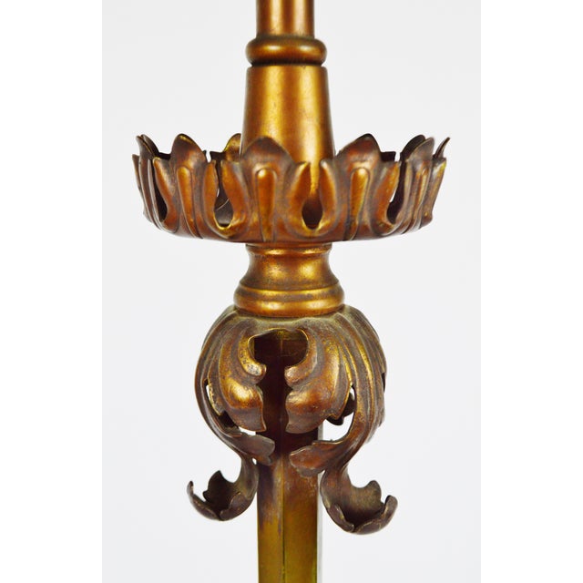 Vintage Bronze Pull Chain Floor Lamp Chairish