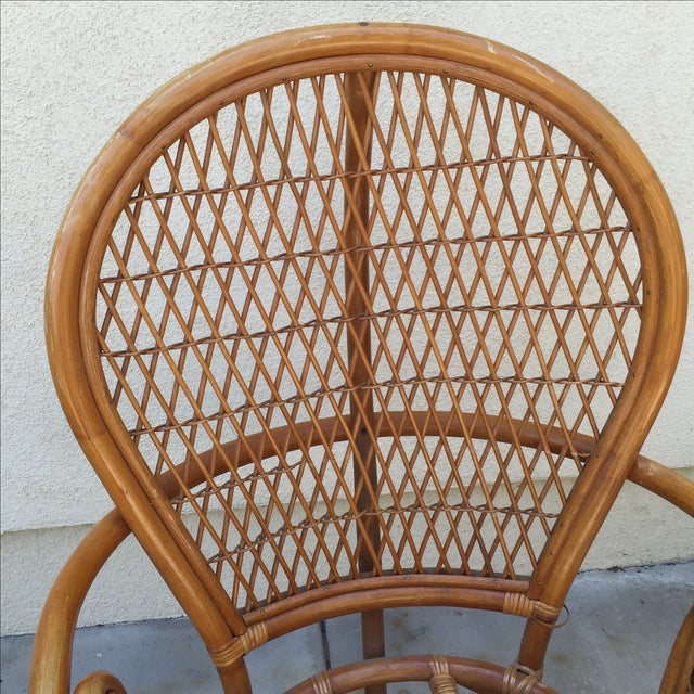 Vintage Rattan Bamboo Chair Chairish