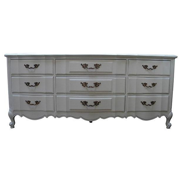 Thomasville White FrenchStyle Dresser Chairish