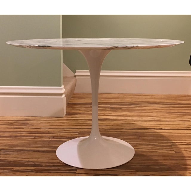 Arabescato Marble Saarinen Tulip Table Chairish