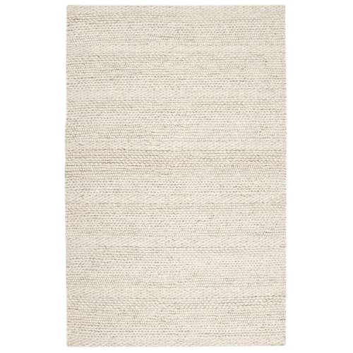 Hand Woven Cream Wool Rug 8' x 10' Chairish