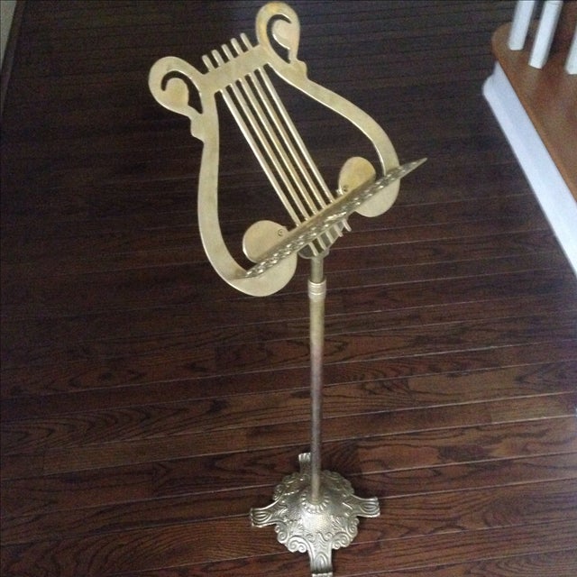 Vintage Brass Music Stand Chairish