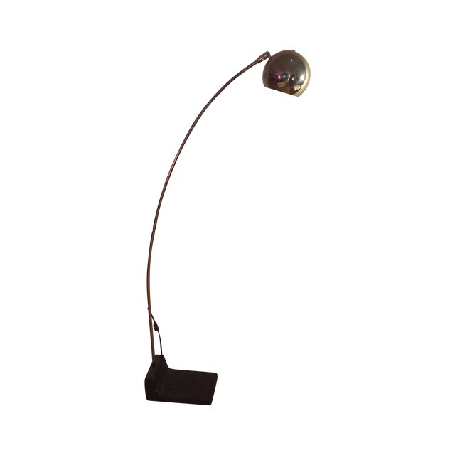 Vintage MidCentury Chrome Eyeball Arc Floor Lamp Chairish