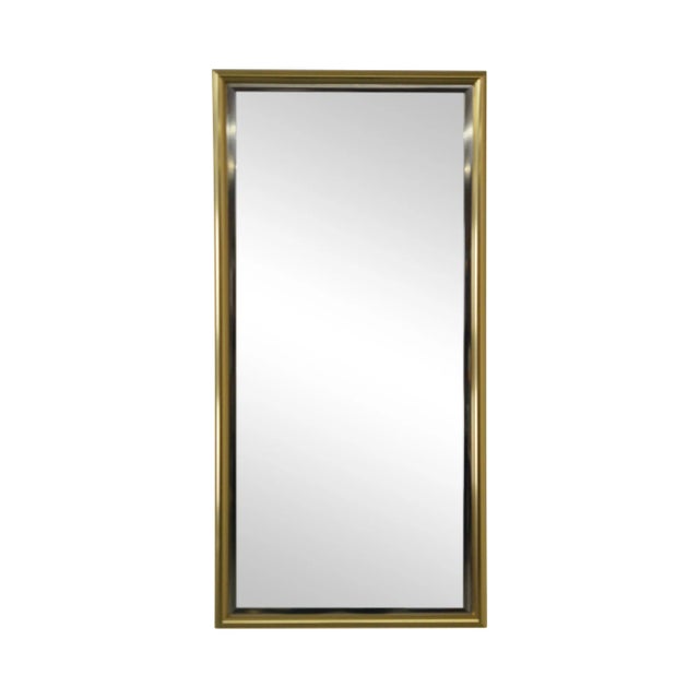 Nielsen MidCentury Modern Brushed Brass Mirror Chairish