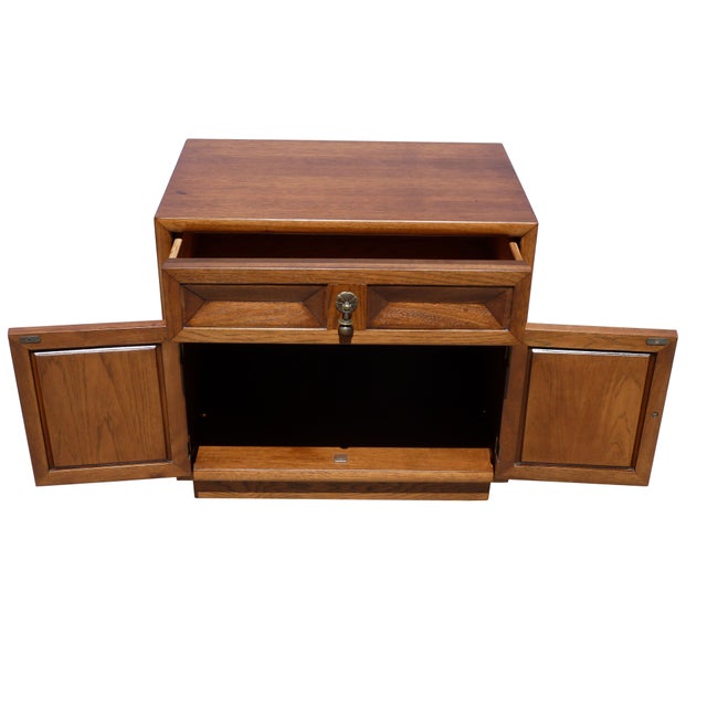 American of Martinsville Walnut Nightstands Chairish