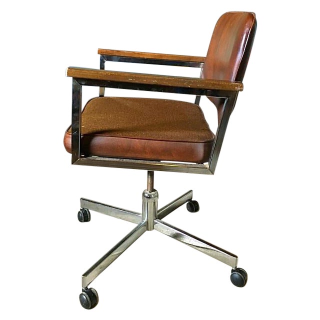 Vintage rolling desk chair clearance