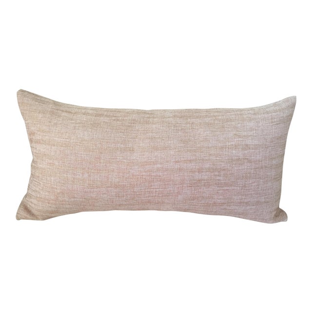 Metallic Blush Lumbar Pillow Chairish