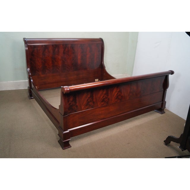 Polo Ralph Lauren King Mahogany Sleigh Bed Chairish