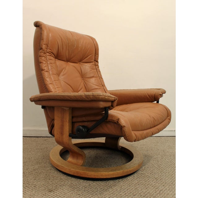 EkornesStyle Danish Modern Stressless Recliner Chairish
