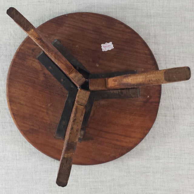 Carved Teak Wood Plant Stand Chairish