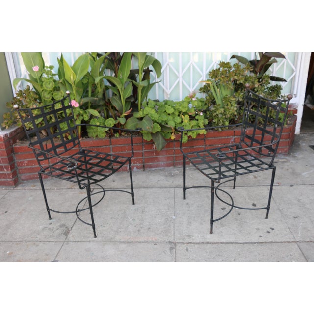 Vintage Salterini Patio Chairs a Pair Chairish