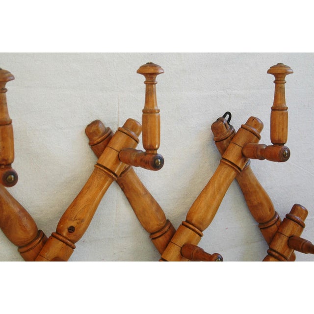 19thC. French Expanding Hat & Coat Rack Chairish
