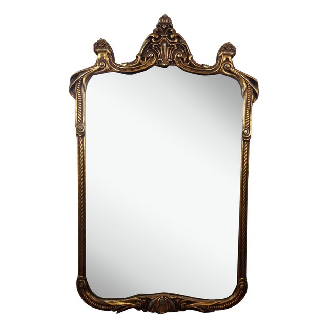 Gilded Art Nouveau Wall Mirror Chairish