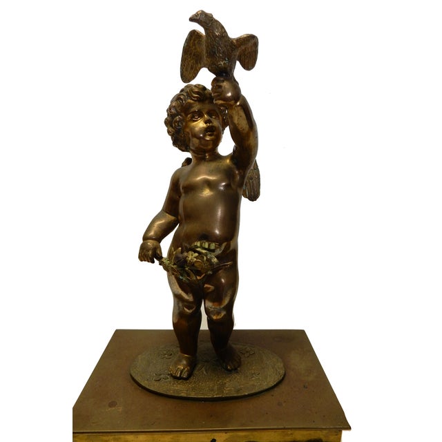 Bronze Angel Mounted Figurines a Pair Chairish