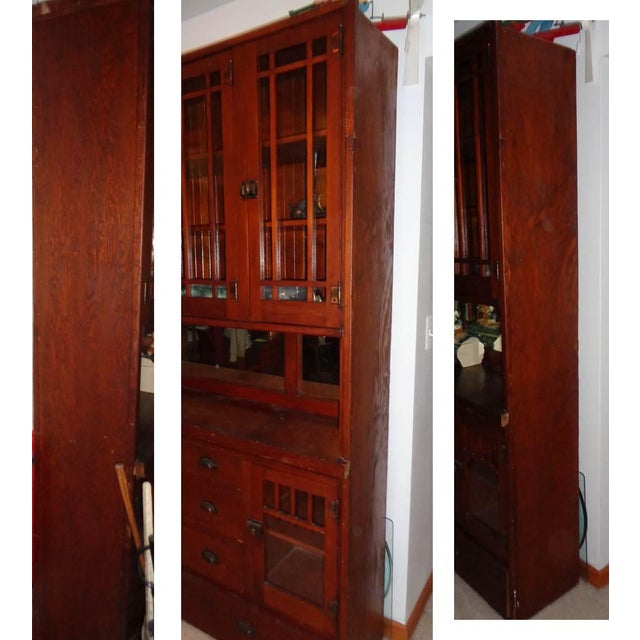 Antique Mission Hutch China Chairish