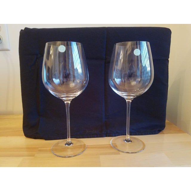 Tiffany & Co. Crystal Red Wine Glasses A Pair Chairish