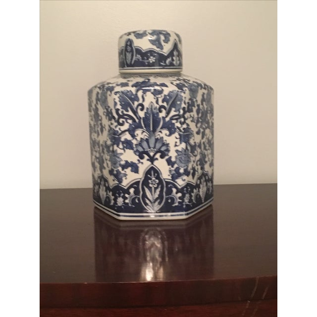 Blue & White Chinoiserie Ginger Jar Chairish