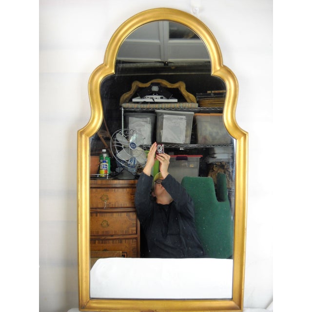 Goldtone Moorish Arch Mirror Chairish