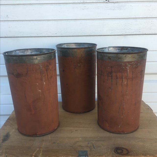 Antique Red Maple Syrup Sap Buckets Set of 2 Chairish