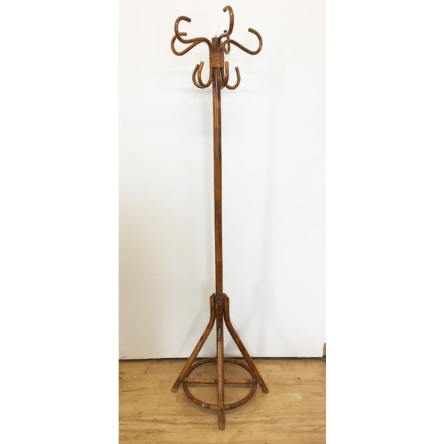 Vintage MidCentury Bamboo Coat Rack or Stand Chairish
