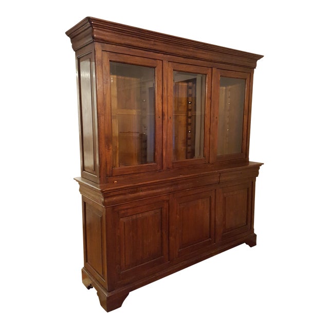 Imported Solid Teak Hutch Chairish