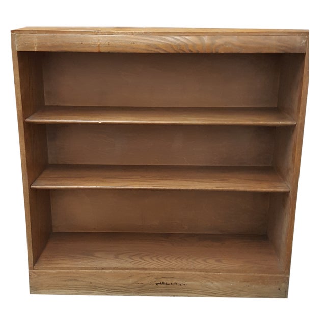Hickory 1920 30's Rustic Wood Bookcase Chairish