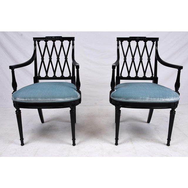 Vintage Hollywood Regency Style Chairs - a Pair | Chairish