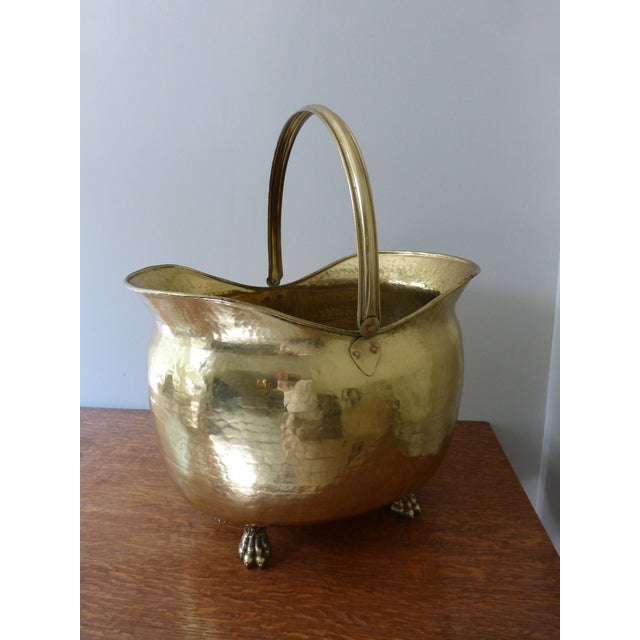 French Antique Brass Coal Hod Chairish