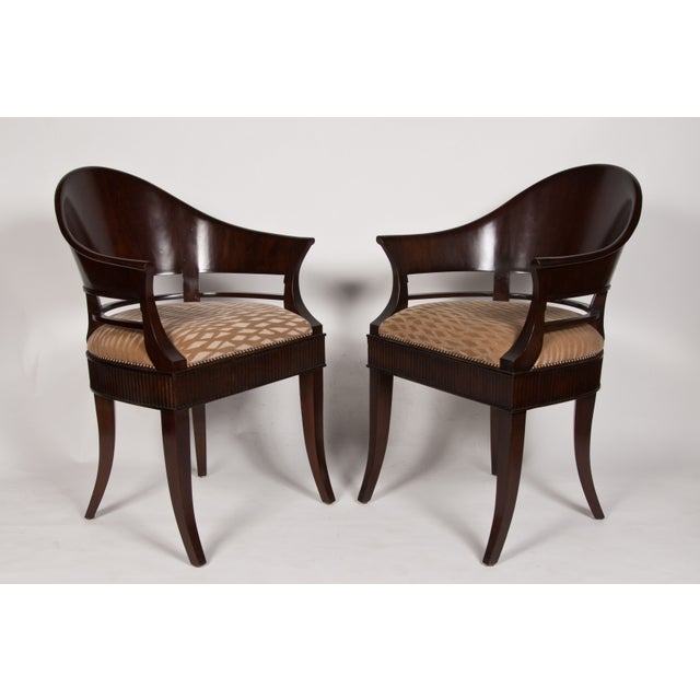 Solid Mazzard James Jennings Chairs Pair of 2 Chairish