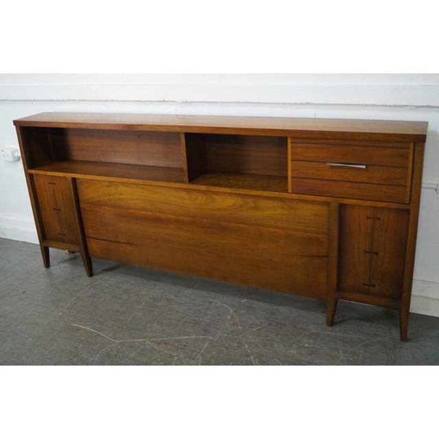Lane MidCentury King Size Bookcase Headboard Chairish