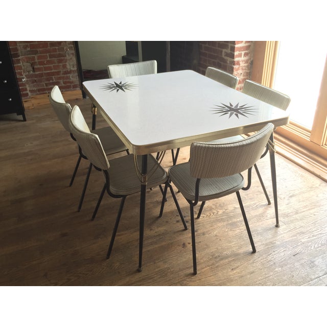 1960s Vintage Formica Dining Set Chairish