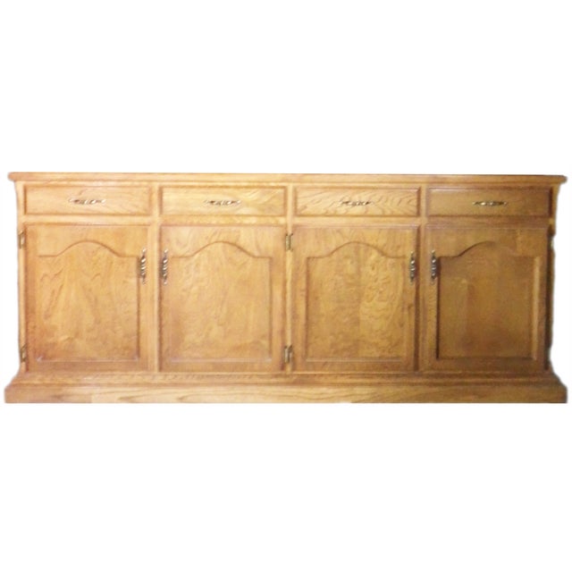 Extra Large Hand Made Oak China Chairish