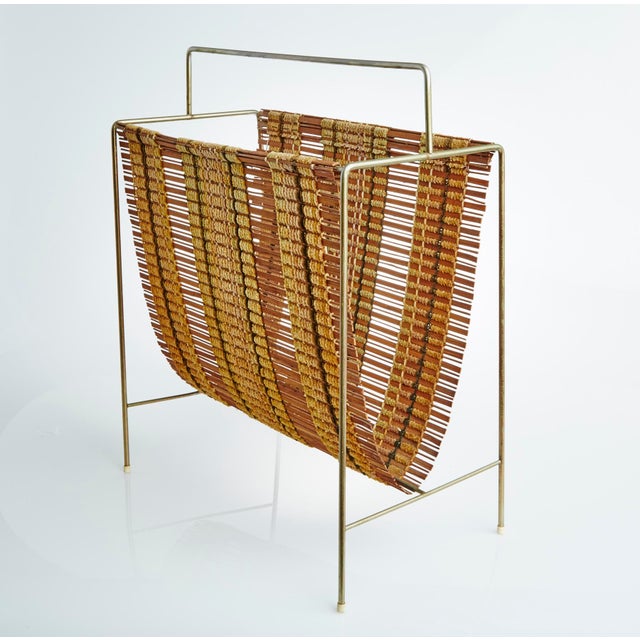 Maria Kipp Woven Magazine Rack Chairish