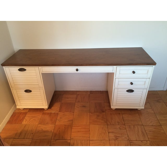 White Pottery Barn Desk Chairish