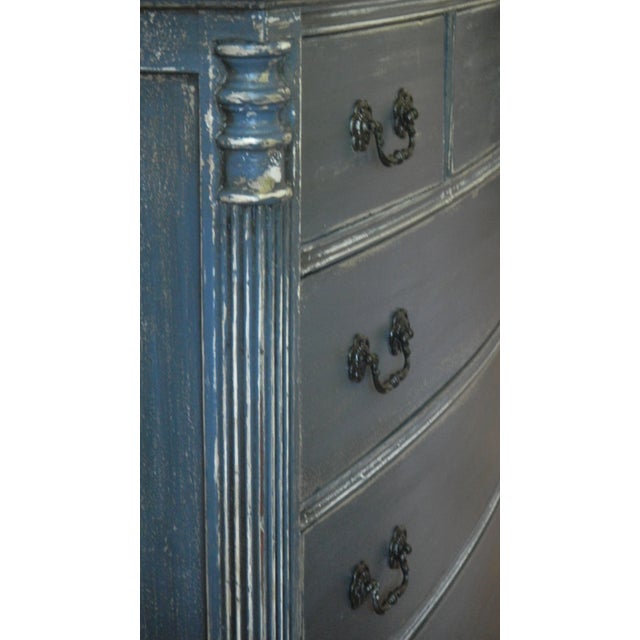 Vintage Navy Distressed Dresser Chairish