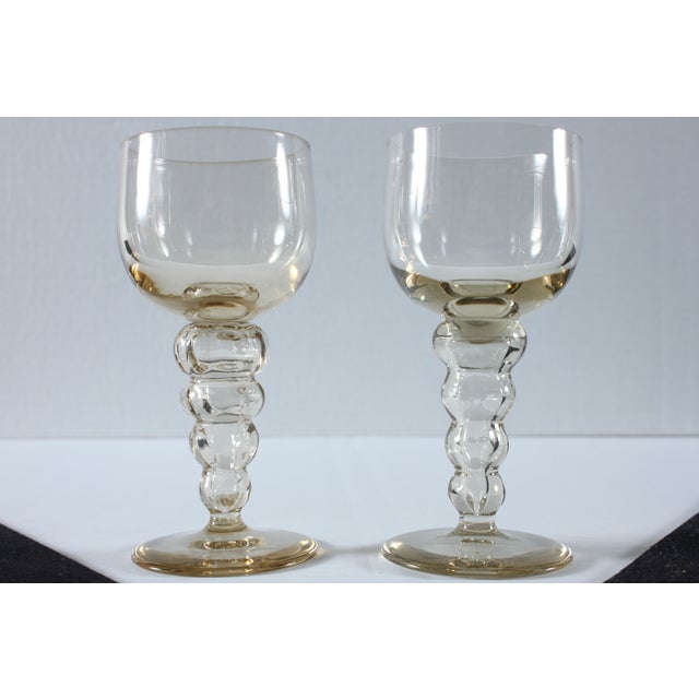 French Wine Goblets A Pair Chairish