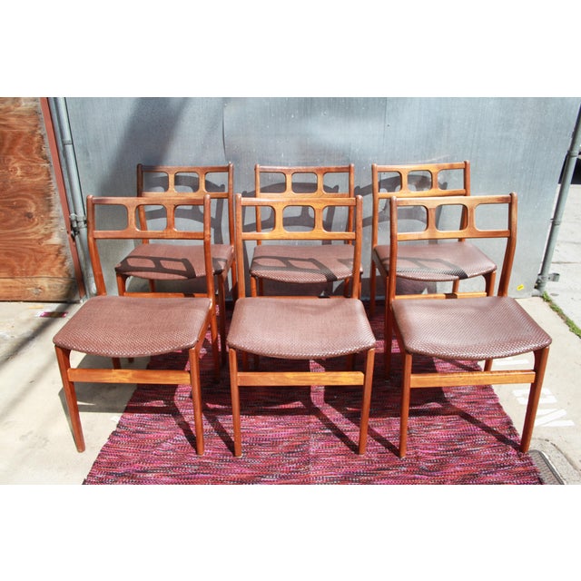 1960s D-Scan Teak Dining Chairs | Chairish