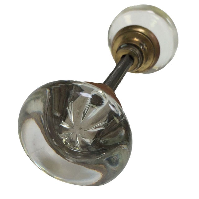 Antique Brass & Mercury Glass Door Knobs S/22 Chairish
