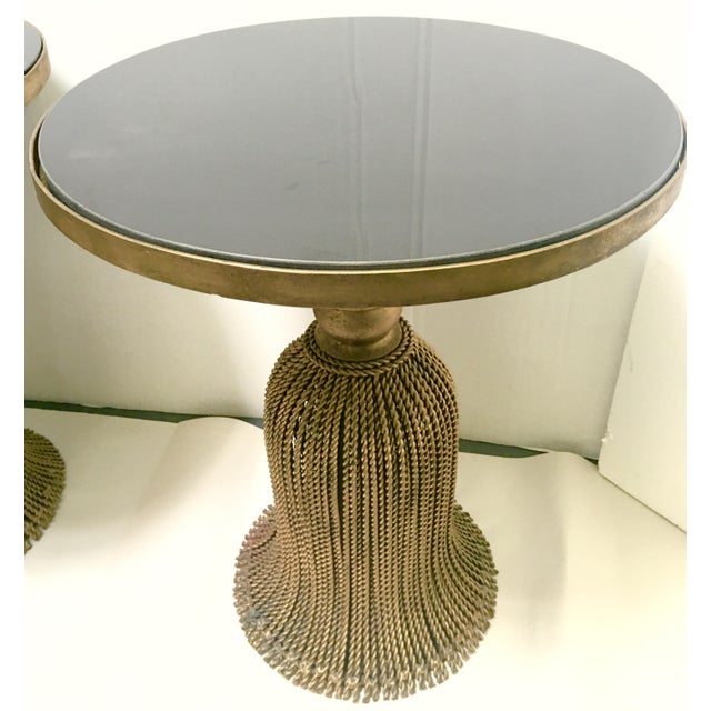 Iron Base Granite Top Tables A Pair Chairish