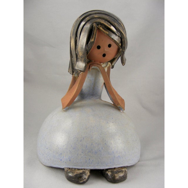 Elisa Pottery Girl Figurine Chairish