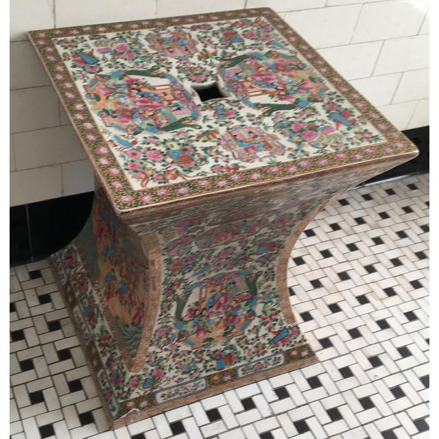 Chinese Ceramic Garden Bench or Side Table Chairish