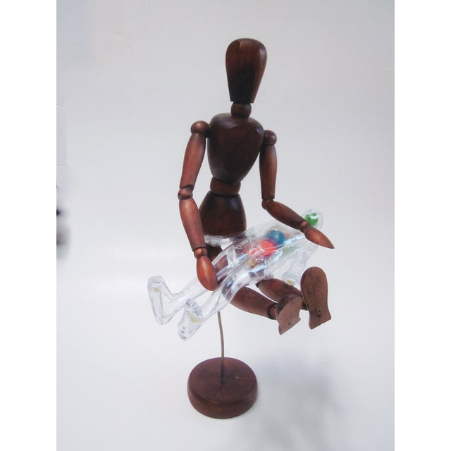 Artist Mannequin Wood & Plastic Anatomical Mannequins a Pair Chairish
